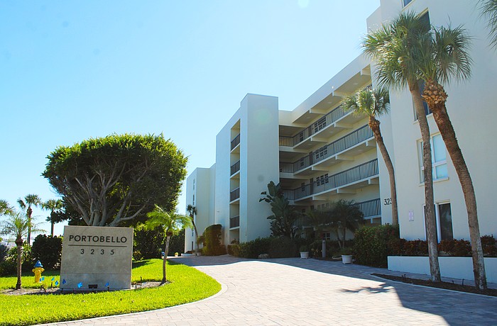 The Portobello Unit A-203 condominium at 3235 Gulf of Mexico Drive sold for $1.02 million.