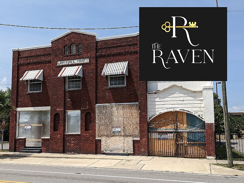 The Pratt Funeral Home in Downtown Jacksonville is becoming a lodging establishment and restaurant called The Raven.