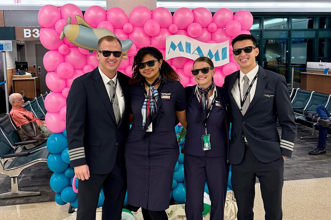 American Airlines celebrated its inaugural flight Nov. 3 between SRQ and MIA.