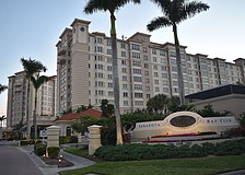 The Unit 128 condominium at 1299 Tamiami Trail was built in 2003 and has three bedrooms, two-and-a-half baths and 2,206 square feet of living area.