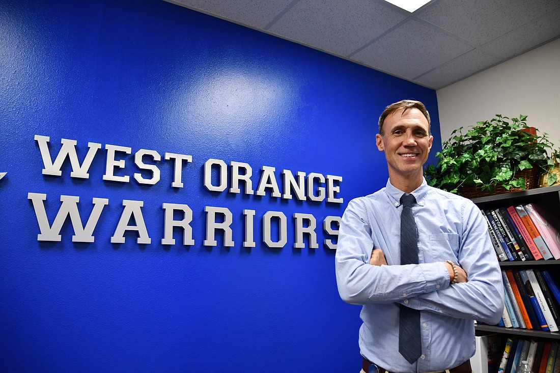 Everything West Orange High Principal Matt Turner does is for the students.