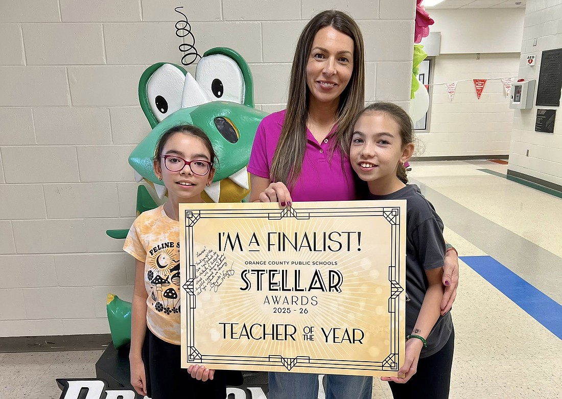 Dillard Street Elementary's Lauren Fiallo has been named a Teacher of the Year finalist.