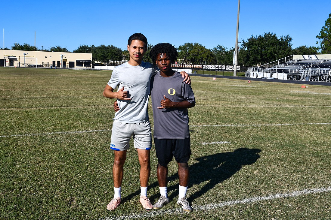 Seniors Juan Perez and Amari Brown will be in the next group of Ocoee alumni who set the standard for future leaders.