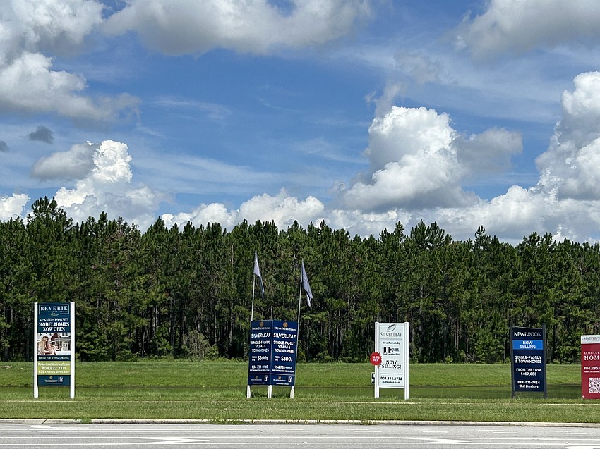 A grocery-store-anchored shopping center is planned in the St. Johns County SilverLeaf community.