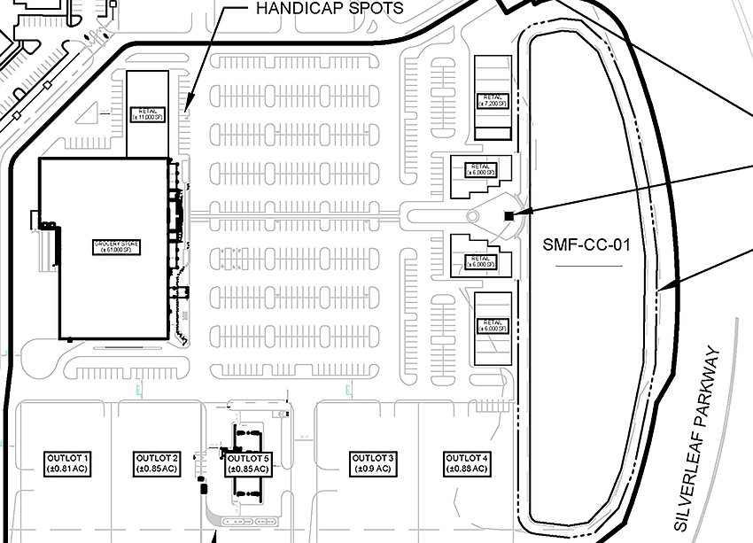 The 61,000-square-foot grocery store planned in Silverleaf matches a Harris Teeter footprint.