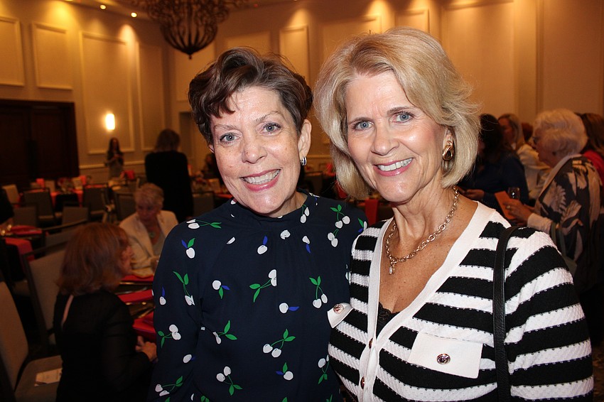 Beth Crecheny and Gail Hargaden came to the Grove in Lakewood Ranch to support Sisterhood for Good in its effort to raise money for area nonprofits.