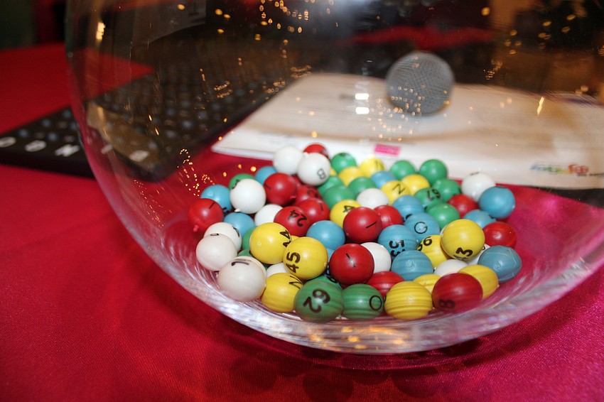 The Bingo balls were ready to go before Sisterhood for Good's Designer Bag Bingo Nov. 6 at the Grove in Lakewood Ranch.