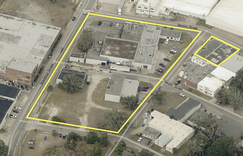 The Drummond sites for sale in the Rail Yard District of Jacksonville.