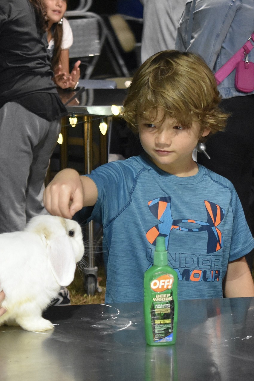 Ryan Rubner, 8 pets Asher.