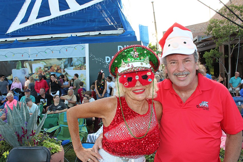 Cha Cha Buettner and Mike Stanford added to the fun of the parade. Stanford says he loves the parade because Nik Wallenda 