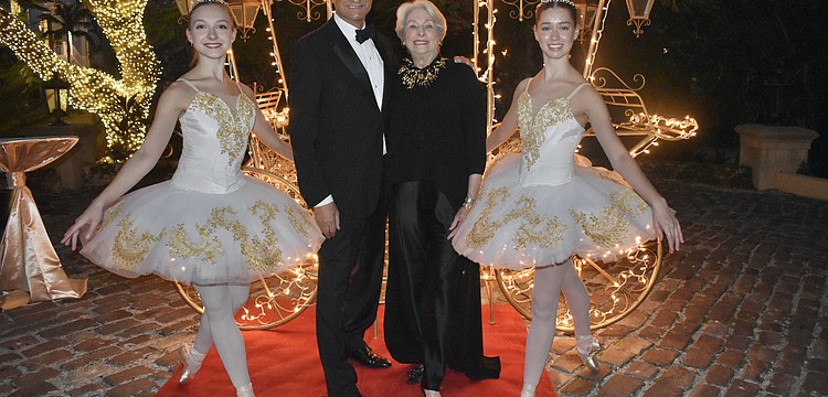 Rileigh Benn, Todd DeGarmo, honoree Michael Saunders, and Scarlett Schultes