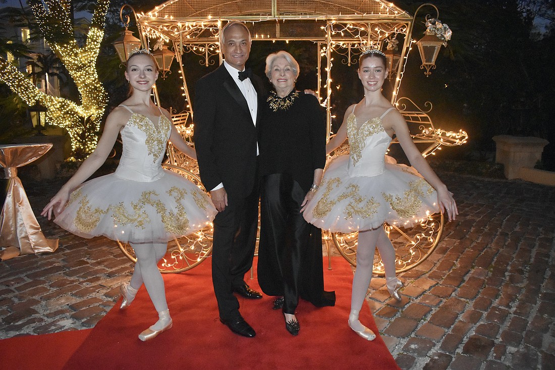 Rileigh Benn, Todd DeGarmo, honoree Michael Saunders, and Scarlett Schultes