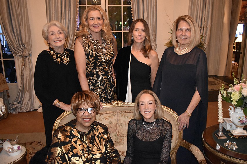 Honorees gather together. Front: Mary Braxton-Joseph and Deb Kabinoff; Back: Michael Saunders, Pauline Wamsler, Andria Piekarz, on behalf of Eugenie Clark, and Gail Morganroth