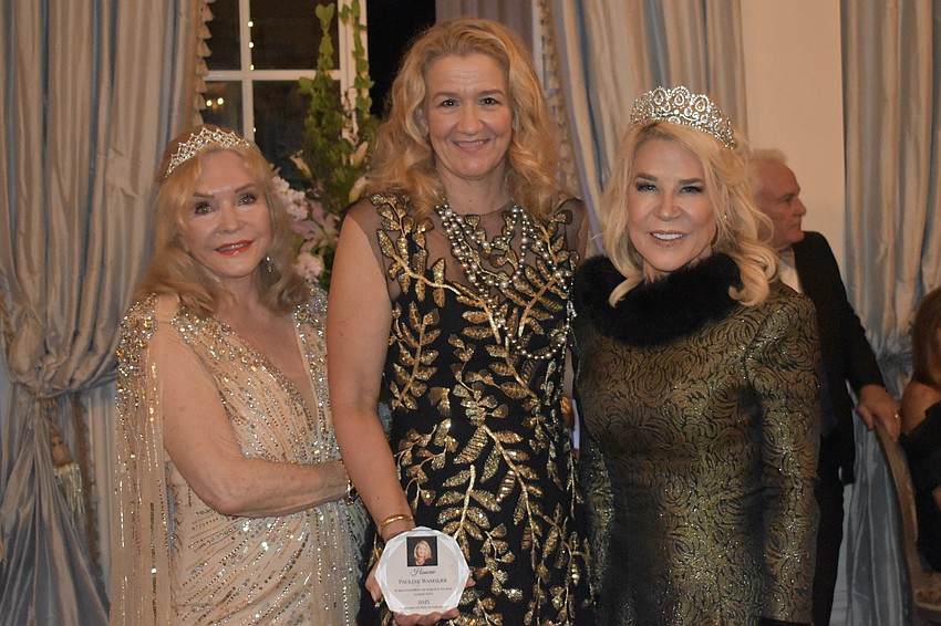 Co-chair Margaret Wise, Pauline Wamsler, and co-chair Katherine Harris