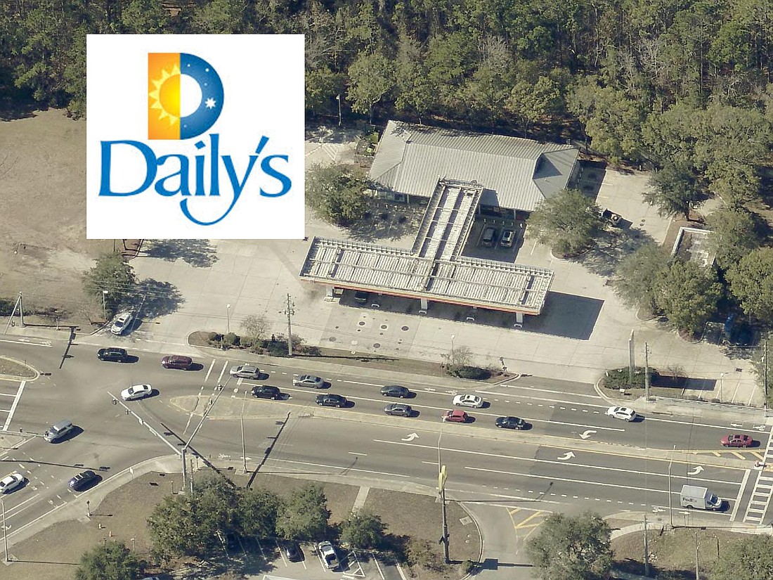 First Coast Energy LLP plans to replace its Daily’s Dash gas station and convenience store at 620 Chaffee Road S.