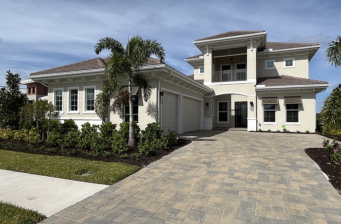 The Wild Blue at Waterside home at 8512 Sandpoint St. sold for $1.94 million. Built in 2025, it has five bedrooms, four-and-a-half baths, a pool, and 3,802 square feet of living area.