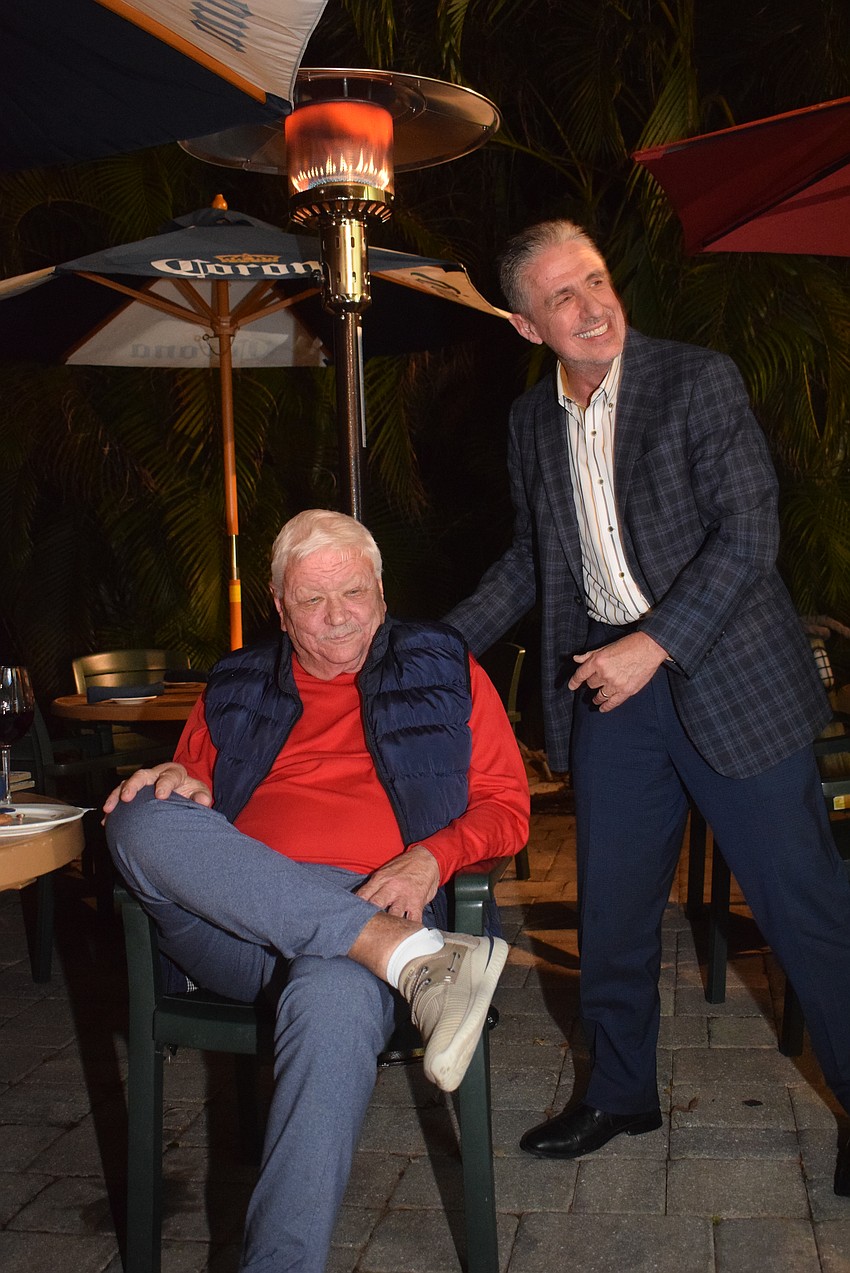 Lazy Lobster owner, Michael Garey, called longtime Cannons Marina owner David Miller the