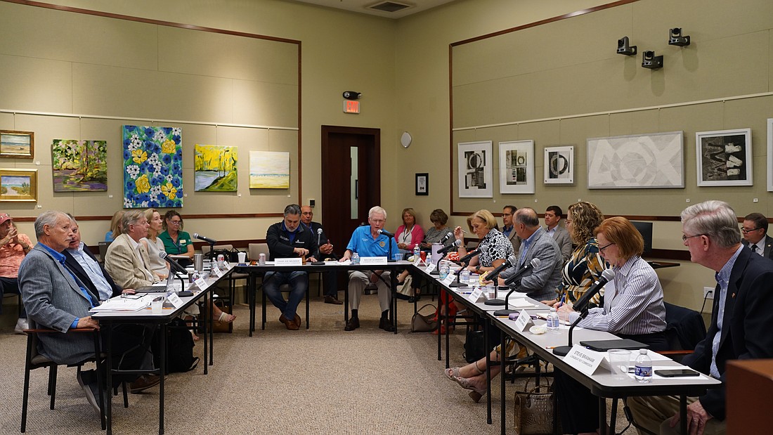 The Longboat Key Town Commission and Sarasota County Commission met at Longboat Key Town Hall Friday, Nov. 7, 2025.