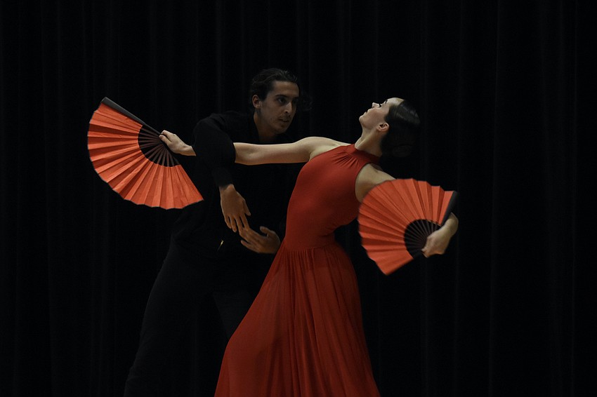 Bryan Guerrero and Evelyn Lyman perform in Ravel's 