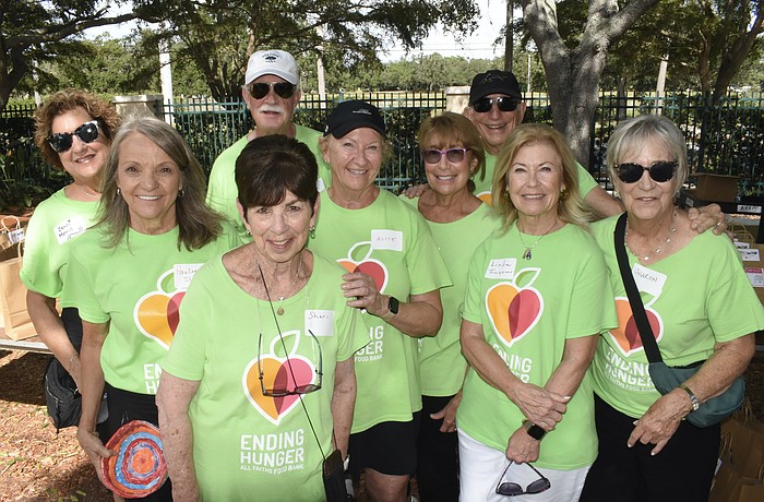 A team from the community of Heritage Oaks volunteered at the event and included Sandi Merrill, Pauline St. Martin, Gary Chapin, Sheri Abramson, Alice Chapin, Ruth Scribner, Steve Ronis, Linda Trageser and Sharon Boss.