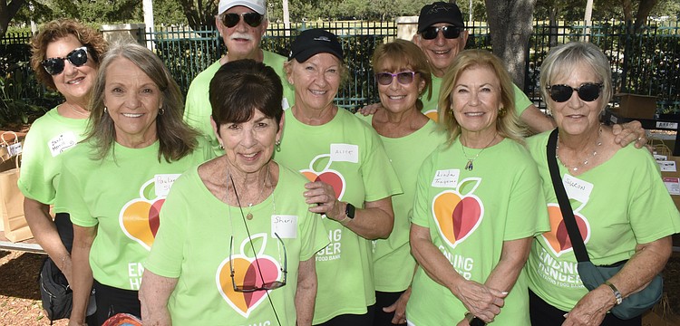 A team from the community of Heritage Oaks volunteered at the event and included Sandi Merrill, Pauline St. Martin, Gary Chapin, Sheri Abramson, Alice Chapin, Ruth Scribner, Steve Ronis, Linda Trageser and Sharon Boss.