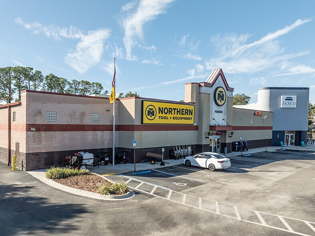 The Northern Tool + Equipment and JaxCo Furniture property at 9978 and 10000 Atlantic Blvd. sold for $7.025 million.