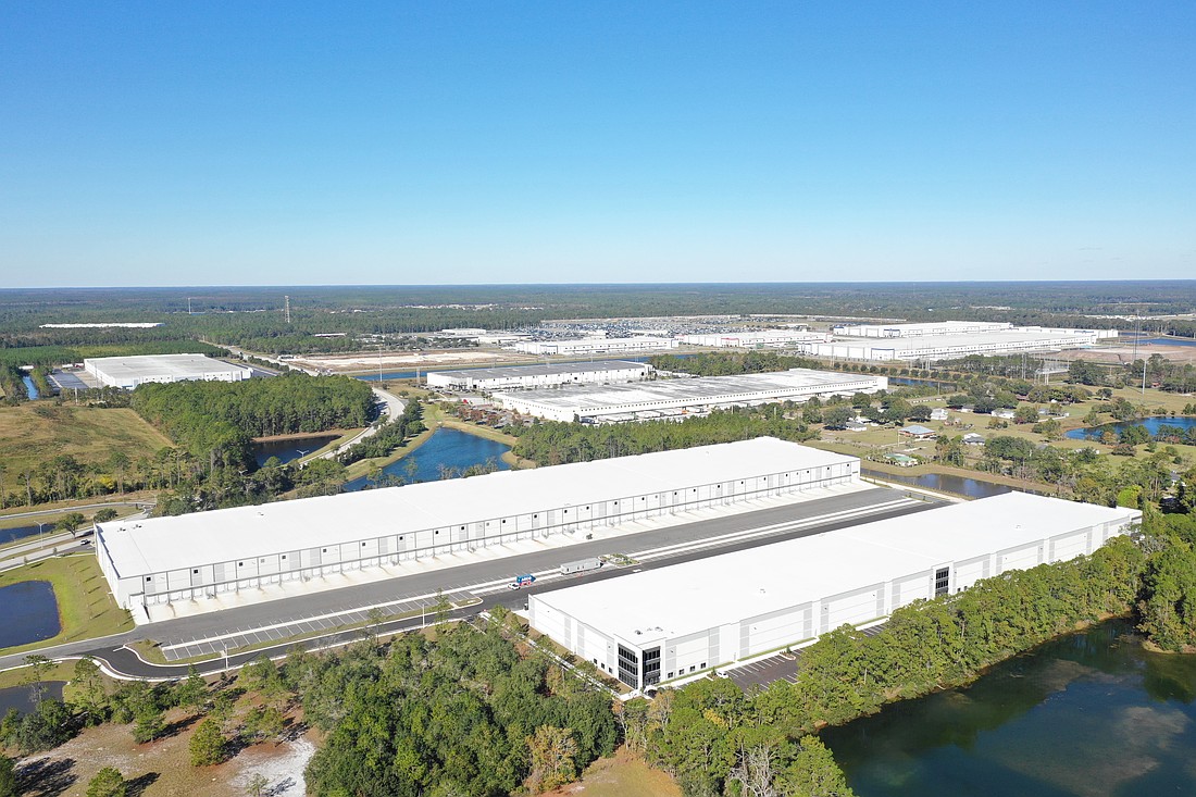 MWI Property Group has completed a warehouse at 9395 Pritchard Road in West Jacksonville. It is the smaller warehouse shown.