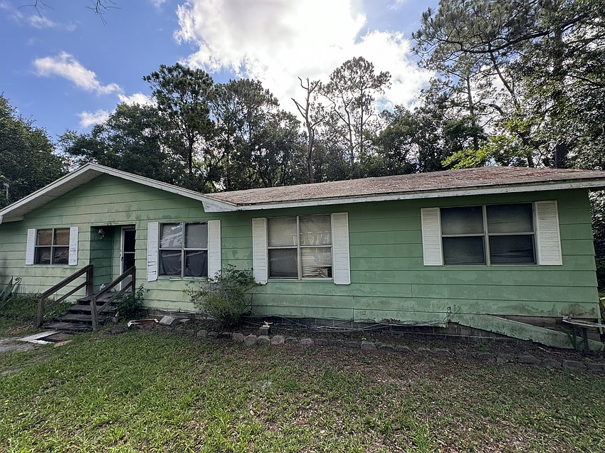 The Wilbur home before its transformation.