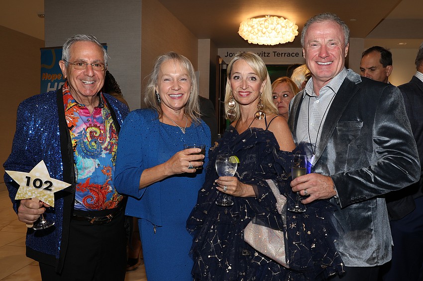 Jonathan and Michelle Mitchell with Sharon and Scott Stevenson