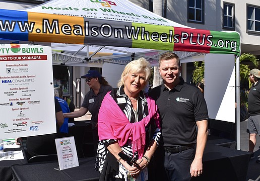 Maribeth Phillips is the president and CEO of Meals on Wheels Plus of Manatee, and Andy Guz, CEO of Manatee Memorial Hospital, is the board chair.