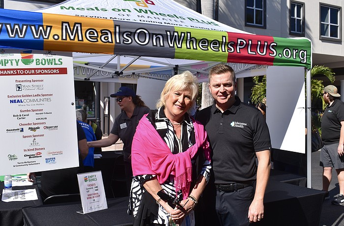 Maribeth Phillips is the president and CEO of Meals on Wheels Plus of Manatee, and Andy Guz, CEO of Manatee Memorial Hospital, is the board chair.