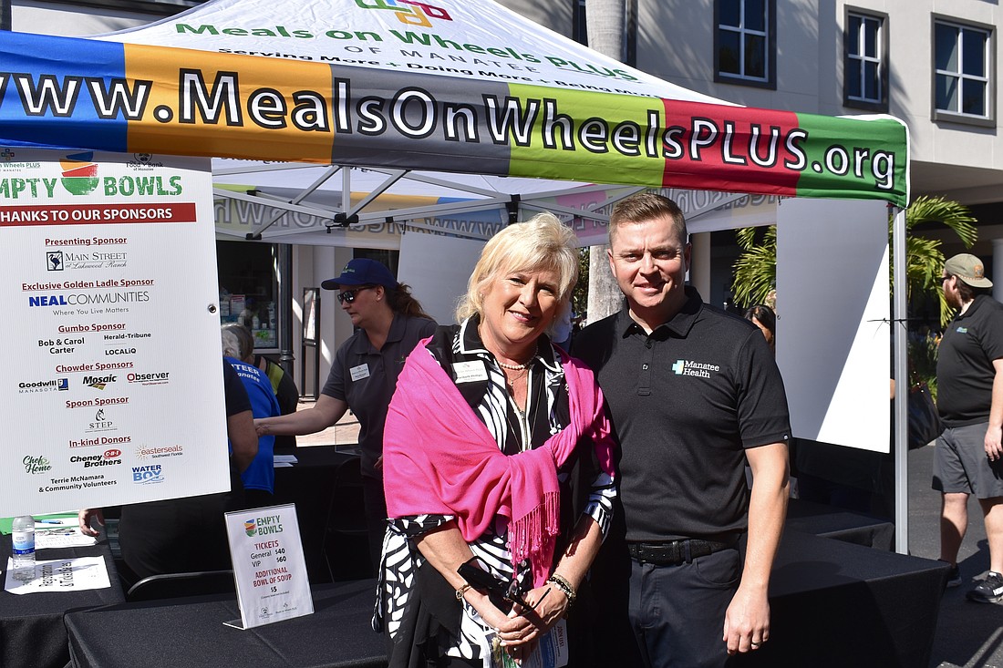 Maribeth Phillips is the president and CEO of Meals on Wheels Plus of Manatee, and Andy Guz, CEO of Manatee Memorial Hospital, is the board chair.