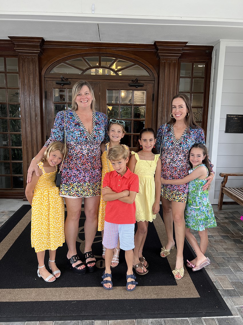 Madi Williams, Shea Williams, Lou Lee Williams, Doss Williams, Adeline Frankel, Melissa Frankel and Marlowe Frankel. Courtesy photo