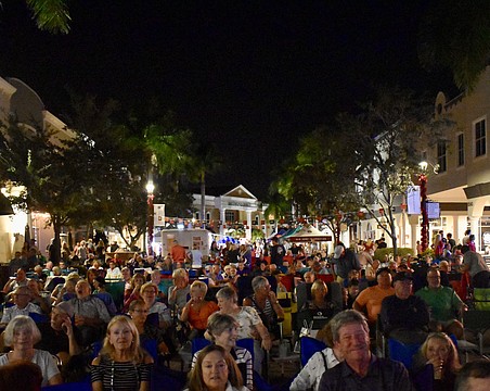 An average of 4,500 people attend Music on Main each month.