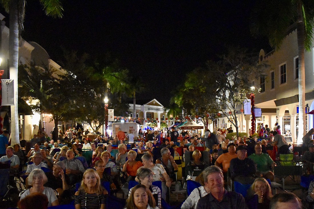 An average of 4,500 people attend Music on Main each month.