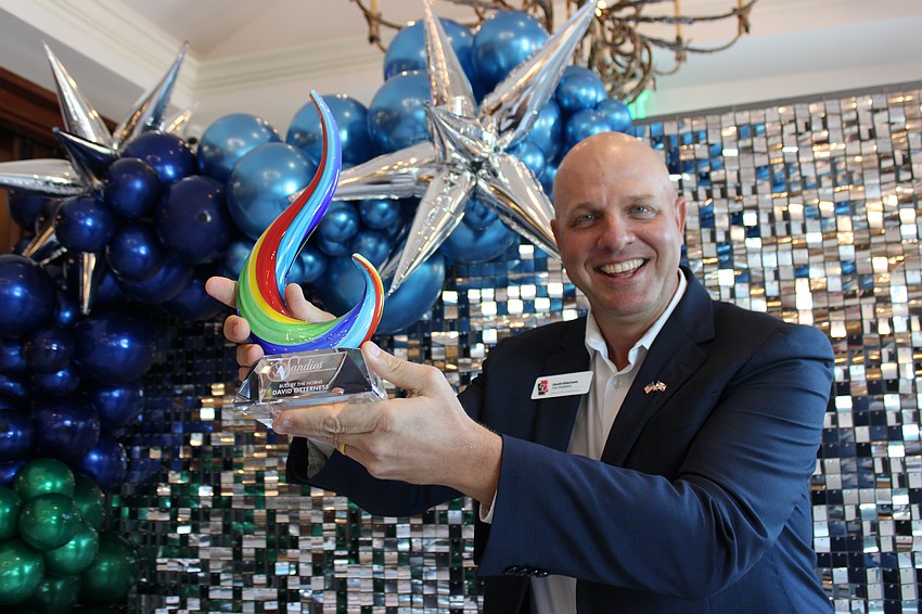 Willis Smith Construction's David Otterness, the former Lakewood Ranch Business Alliance chair of the board, was selected as the 2025 Bull by the Horns winner.