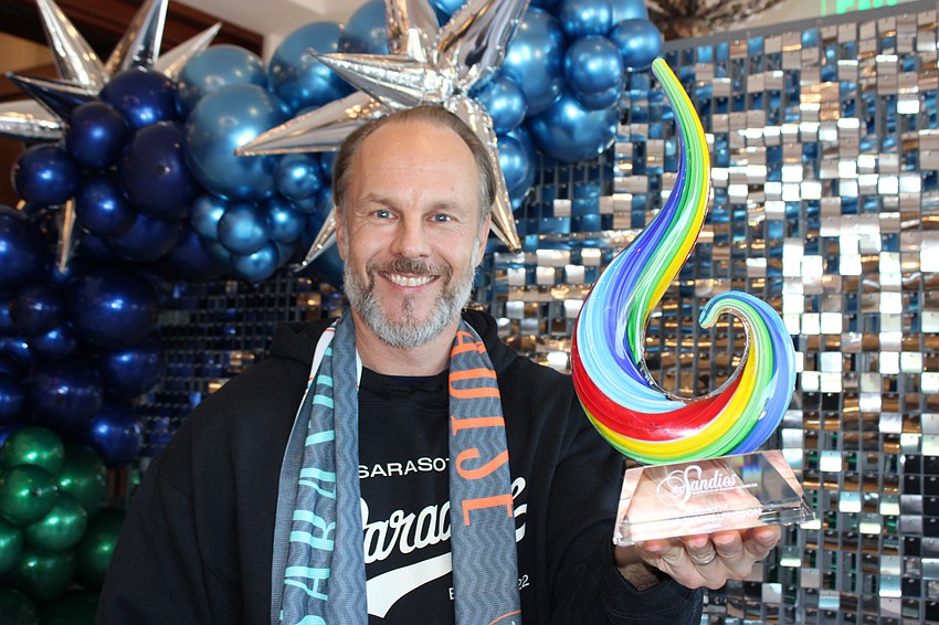 Marcus Walfridson of the Sarasota Paradise, the Rising Star winner, told the LWRBA members that 