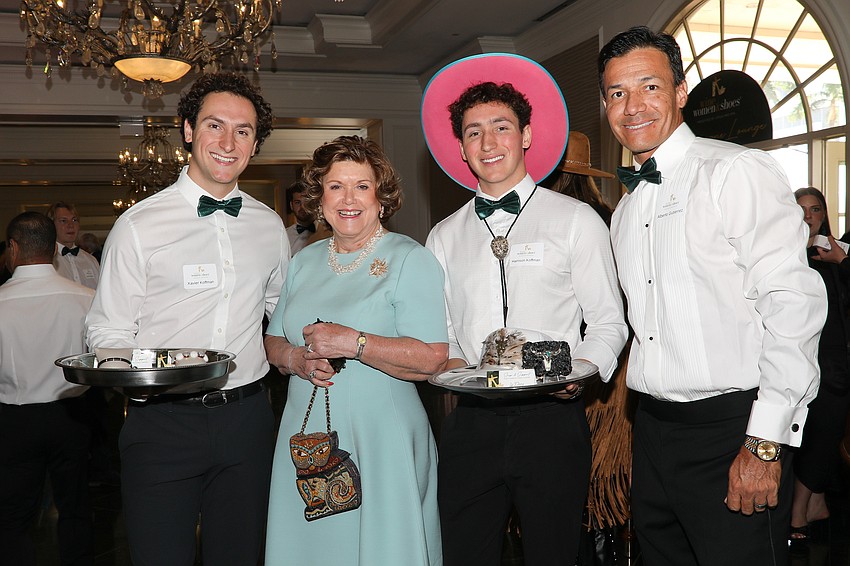 Xavier Koffman, Anita Holec, Harrison Koffman and Alberto Gutierrez