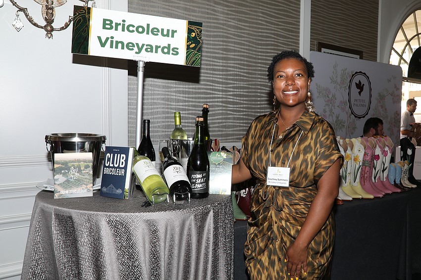 Bricoleur Vineyards' Courtney Summers travelled from Windsor, California, to support WWS.