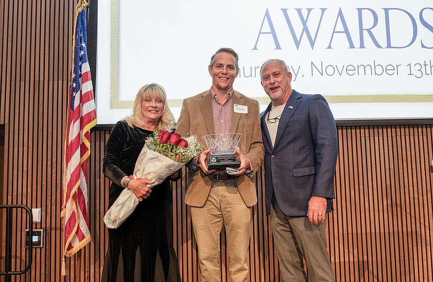 LuAnne and Kelly Kirschner with Todd Morton