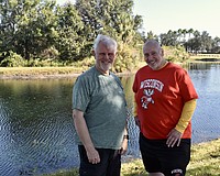 Steve Postle and Tom Walrath are changing the way ponds are maintained in Lakewood Ranch's Central Park.