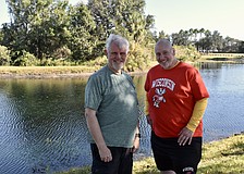 Steve Postle and Tom Walrath are changing the way ponds are maintained in Lakewood Ranch's Central Park.