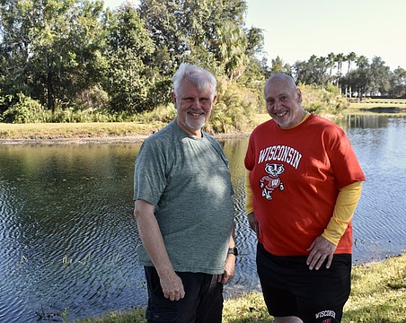 Steve Postle and Tom Walrath are changing the way ponds are maintained in Lakewood Ranch's Central Park.