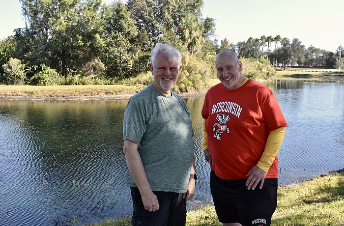 Steve Postle and Tom Walrath are changing the way ponds are maintained in Lakewood Ranch's Central Park.