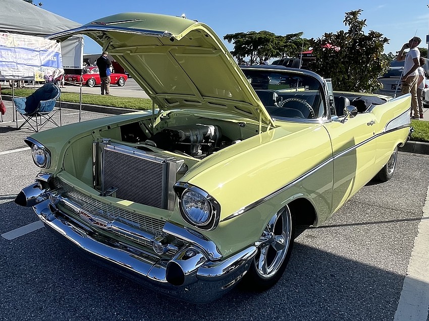 Classic cars, custom cars and sports cars gather at the Mall at UTC for Sarasota Cars and Coffee once a month.