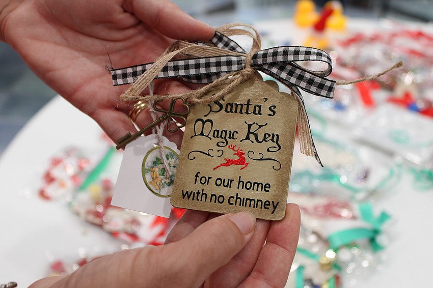 Longboaters picked their favorite ornaments, wreaths and Christmas village homes at the Christmas bazaar at St. Mary, Star of the Sea, Catholic Church last weekend.