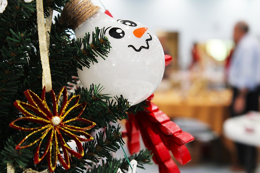 From smiling snowmen to airborne angels, ornaments of every type filled the Christmas bazaar at St. Mary, Star of the Sea, Catholic Church.