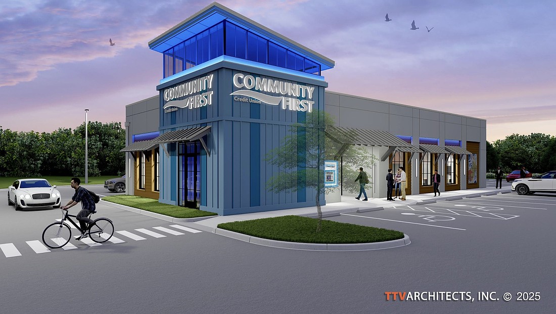 Community First Credit Union has applied for a building permit for its Wildlight branch, its third in Nassau County.