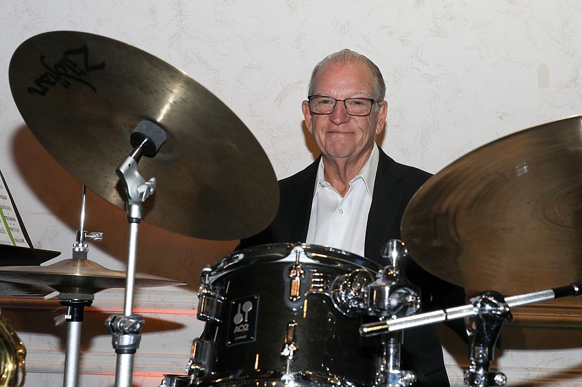 Bob Lunergan performs with the John Miller Jazz Ensemble.