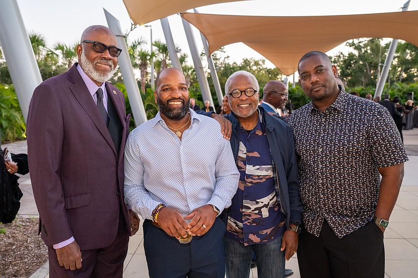 Dr. Lawrence Miller, Sam Crain, Herman Gilbert and Robert John